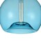 Cwi Lighting Glass 1 Light Down Mini Pendant With Blue Finish 5553P12- Blue - alternate 4